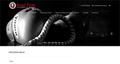 Desktop Screenshot of akademia-walki.pl